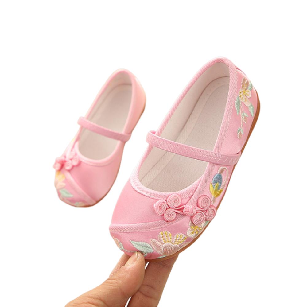 

Soft Sole Girls Dancing Shoes Wear Resistant Ancient Dress Up Shoes Ballet Shoes Dance Class 27