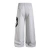 2026 Streetwear Loose Fit Straight Leg Pants Teens Casual Graffiti Print Trousers Mid Waist All Season