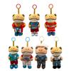 Plush Keychain Toy Soft Stuffed Animal with Clip Cute Collectible Doll for Bags Phone
