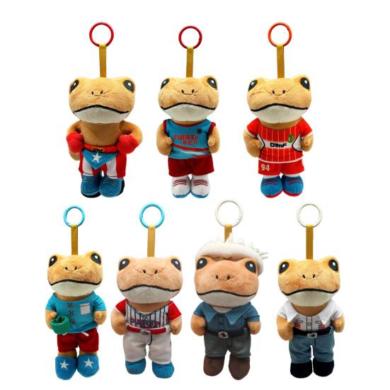 Plush Keychain Toy Soft Stuffed Animal with Clip Cute Collectible Doll for Bags Phone