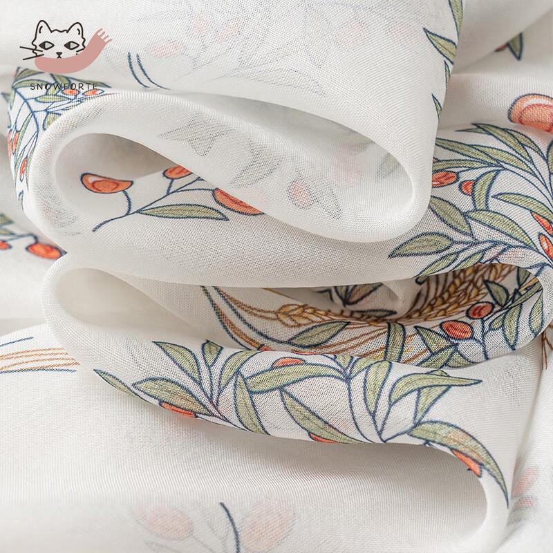 Women's Mulberry Silk Printed A-Line Maxi Dress