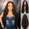 Synthetic Wigs Curly Wigs for Black Women Long Deep Wave Wigs Hair Heat Resistant Half HTied Cosplaly Wigs Party