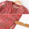 Elegant Floral Shirt Set for Senior Women