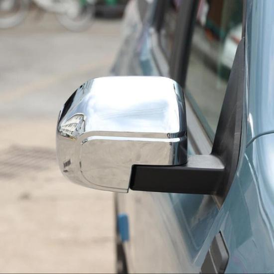 For -2025 Ford Maverick ABS Chrome Rearview Mirror Cover Trim Frame Bezel 2P