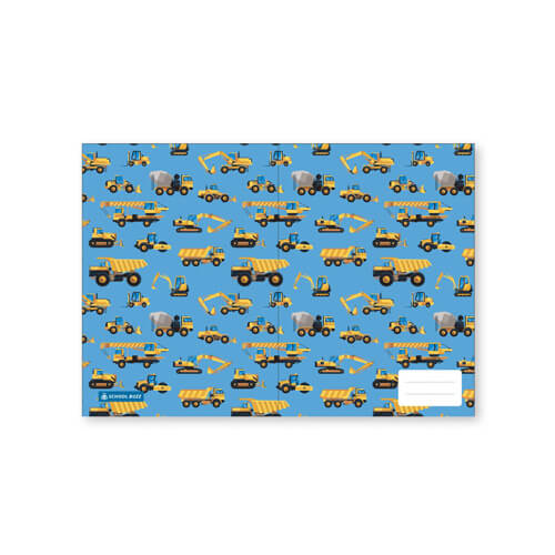School Buzz A4 Book Covers (Pack of 6) (Construction)