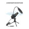 USB Microphone RGB Microfone Condensador Wire Gaming Mic for Podcast Recording Studio Streaming Laptop Desktop PC