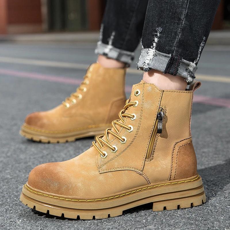 Модная кожаная обувь Повседневные кроссовки Мокасины Повседневная обувь Ботильоны — фото 5