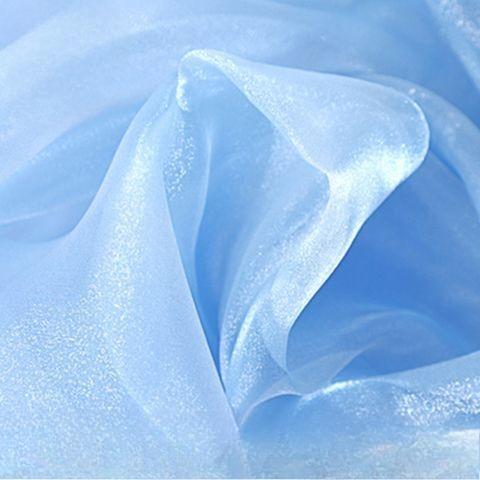 Soft fine solid-color transparent thin mesh fabric suitable for wedding dresses evening gowns and designer clothing fabrics