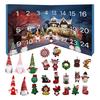 2025 Christmas Gnomes Advent Calendar 24 Days Countdown Box with Dwarf Figures Holiday Home Decoration Gifts