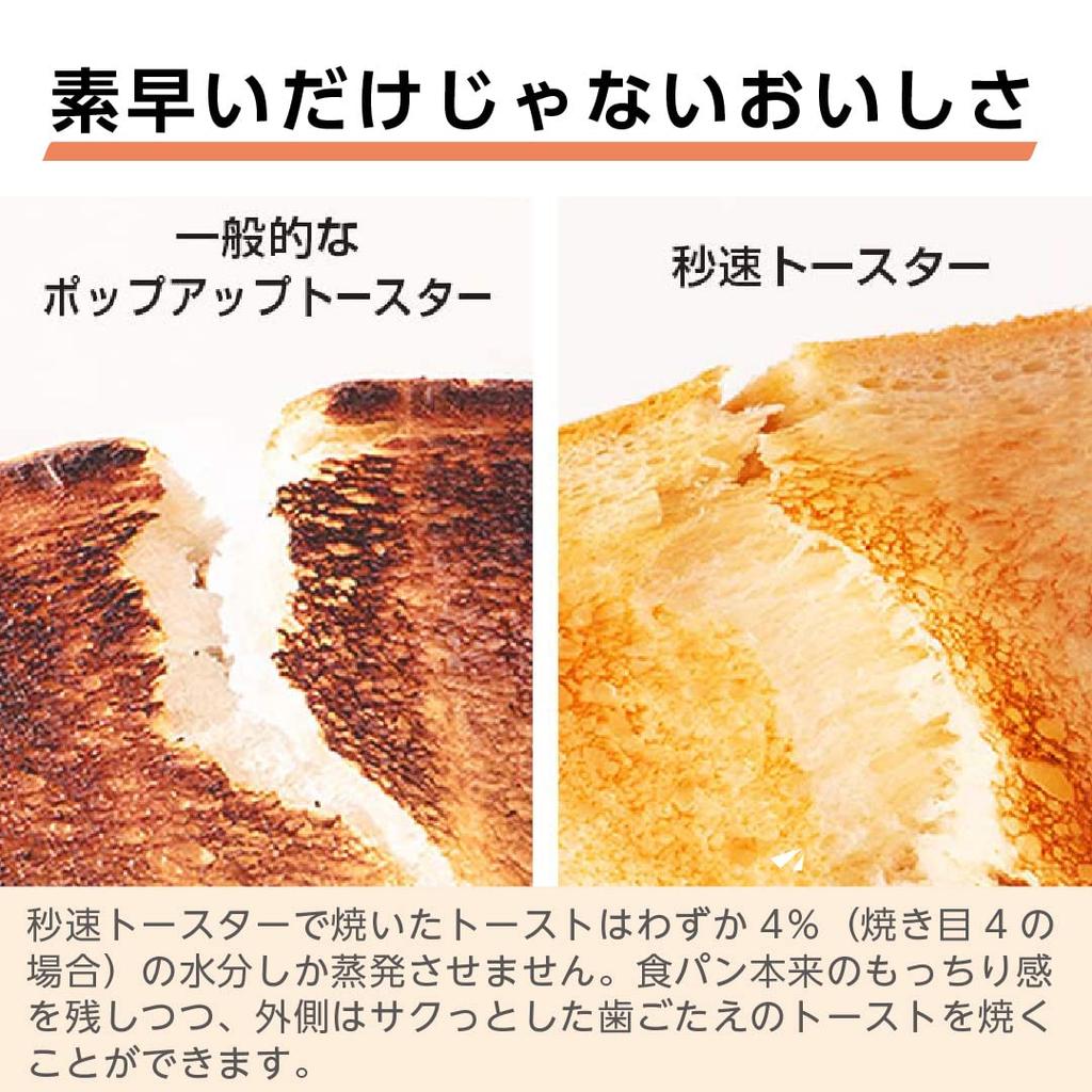 LITHON Bread Toasts in 58 Black KLTS-001B Toaster, Maker, Seconds,