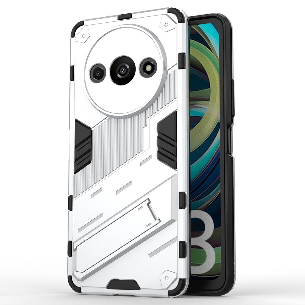 For Xiaomi Redmi A3/Poco C61 4G Phone Cover PC+TPU Dual-Layer Protection Case Built-in Kickstand