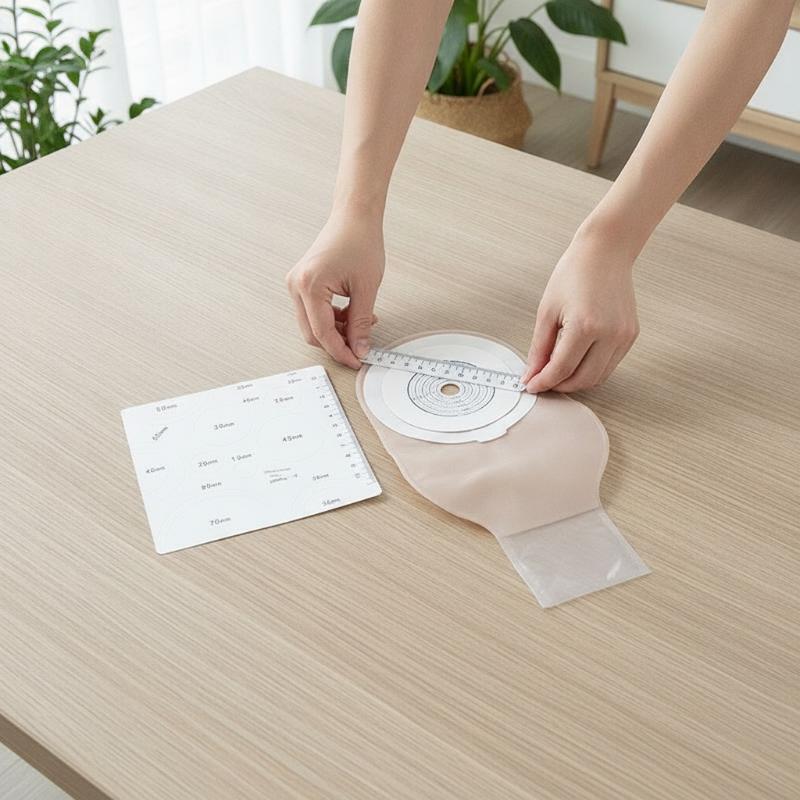 10 Stück/Karton Stomabeutel 450 ml Entleerbar Wiederverwendbar Kolostomiebeutel Doppelseitiges Klebeband Auslaufsicherer Stomabeutel Mit Clip-Verschluss