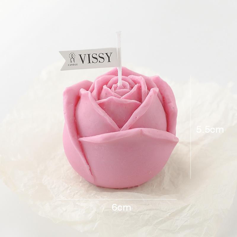 Creative Rose Scented Candles Souvenir Bulk Candles Scented Fragrance Free Shipping Gifts Aromatherapy For Home Decoration