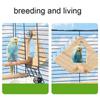 Transparent Parrot Nesting Box Acrylic Bird Hanging Nest  for Parrots Parakeet Budgerigar