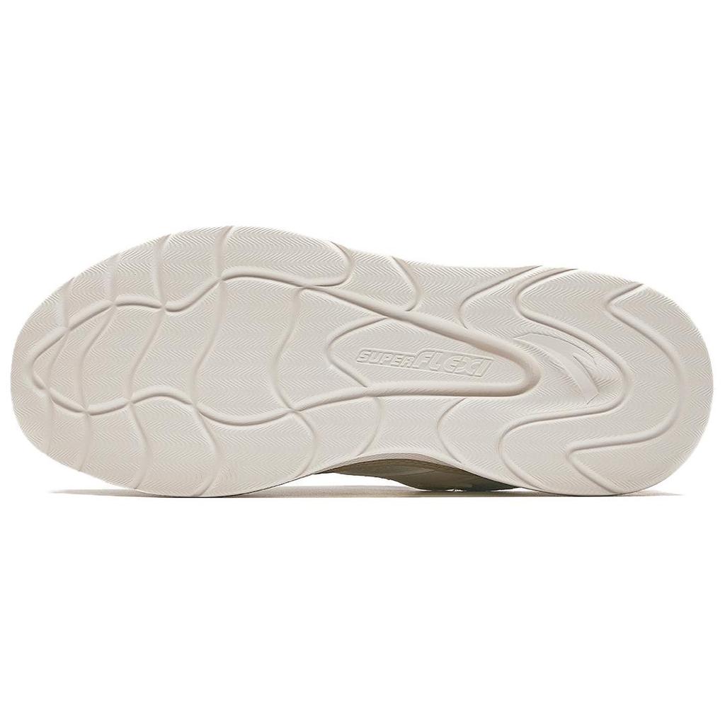 Anta Walker GZ Simple Comfortable Non-Slip Wear-Resistant Low-Top Casual Shoes Women Sneaker White Red 122438816S-1