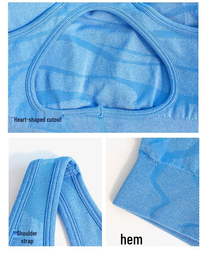 European American Yoga Sports Bra: Shock-Absorbing, Gathering Fit, Beautiful Back Design, Fitness Vest for Running and Yoga.