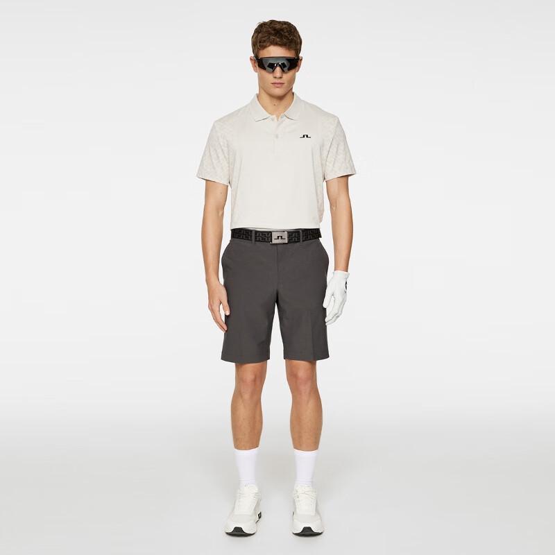 

J.Lindeberg Men s Gradient Logo Jacquard Golf Polo Shirt S