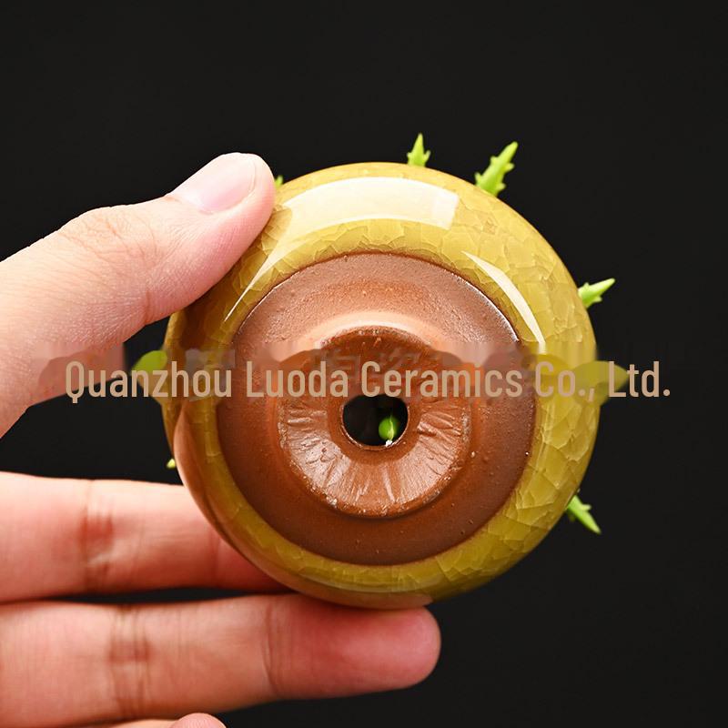 Mini ice Crack keramický sukulentní hrnec