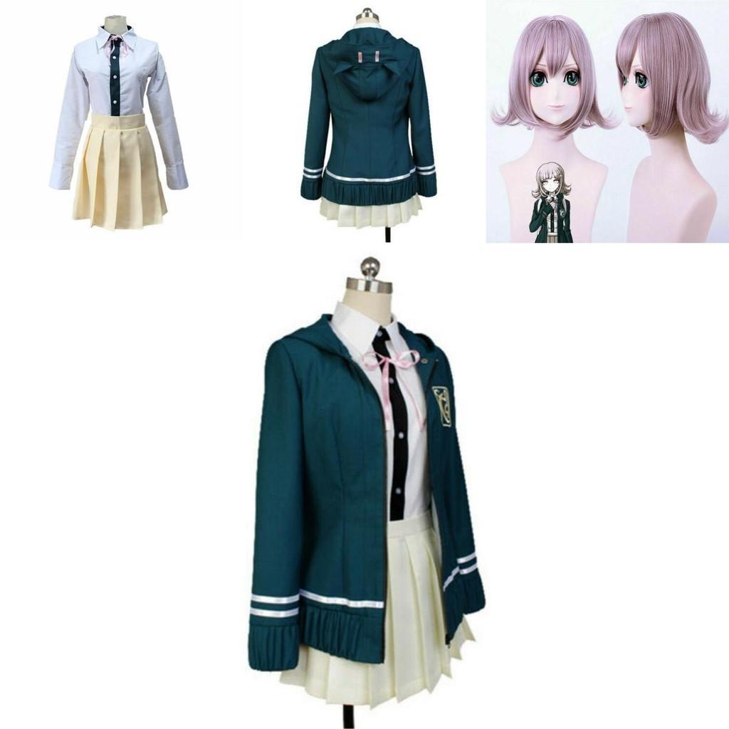 Danganronpa Chiaki Nanami Cosplay Kostüm Uniform mit weichem Material für Komfort