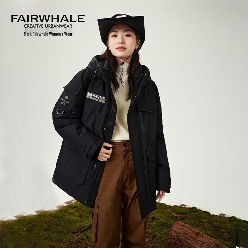 

Marc Fair Women s Hooded Workwear Down Jacket M