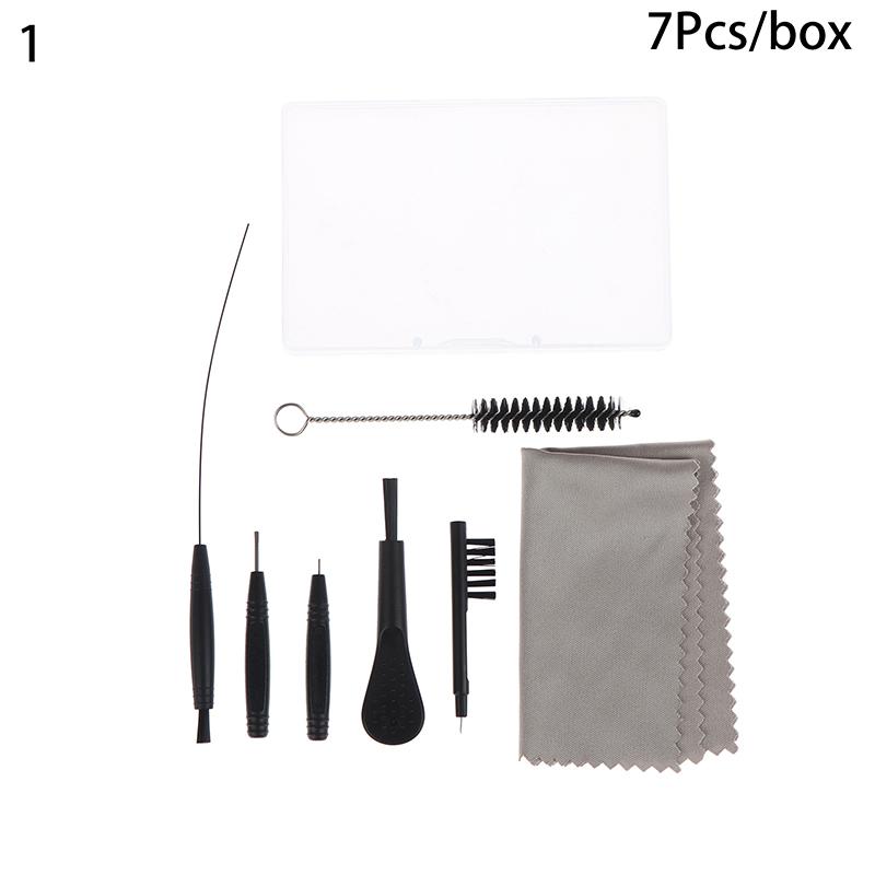 1 Set Hearing Aid Cleaning Tool Hearing Aids Cleaning Kit Brush Vent Cleaner Cleaning Wire With Magnet And Wax Loop Cleaning Set