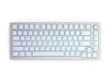 Glorious PBT White Key Caps for Mechanical Keyboards, 114 Keycap Set (GLO-KC-GPBT-W) KB675