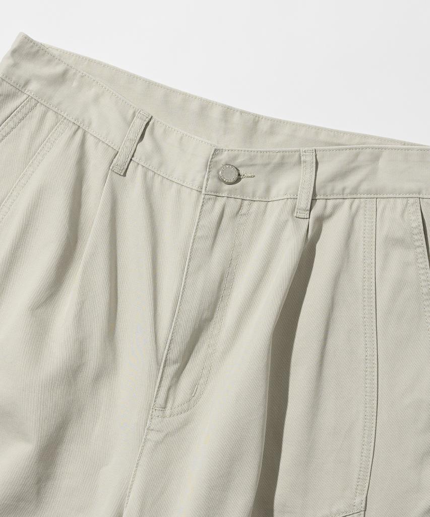 INTEMPOMOOD Panel Bio Washed Cargo Pants_Sand Grey