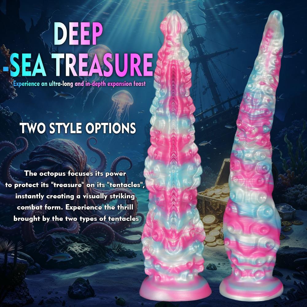 Flüssigsilikon Oktopus Tentakel Anal Plug Flexibler Dildo Erwachsenen Sexspielzeug