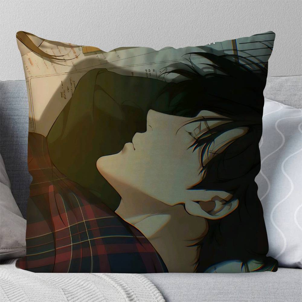 Lost In The Cloud Anime Pillow Case Fashion Square Pillowcase Bedroom Sofa Room Ins Decoration Leisure