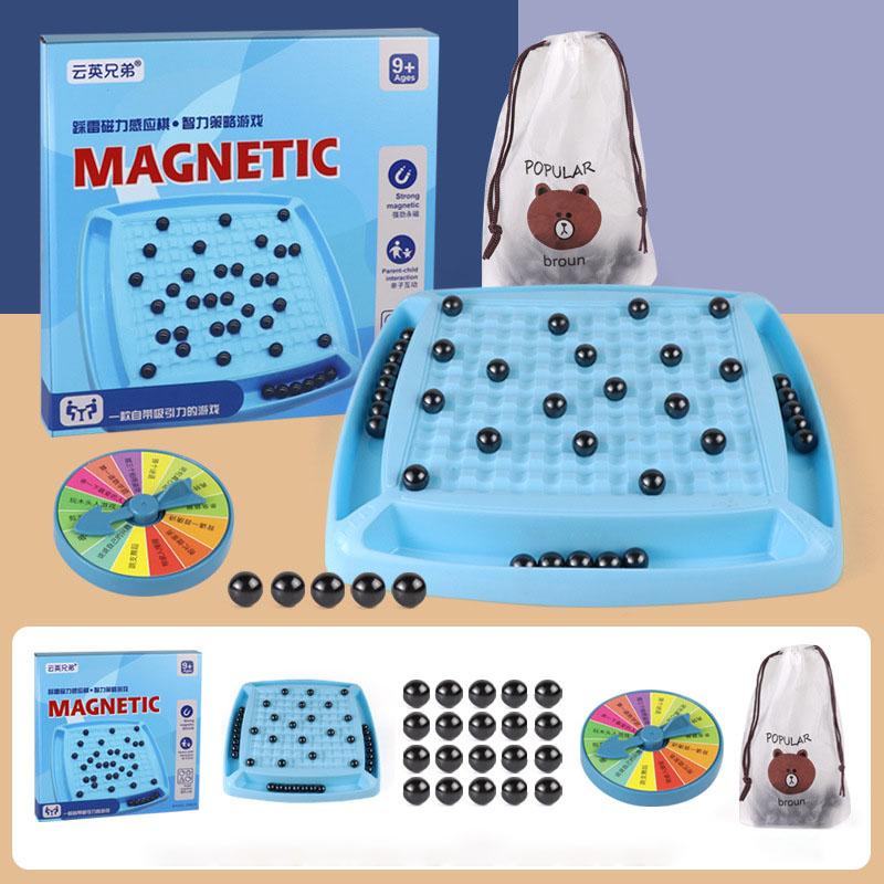 

Магнитная игра в шахматы, интерактивный магнитный набор настольных игр, детские развивающие игрушки, забавная настольная магнитная игра для детей и взрослых