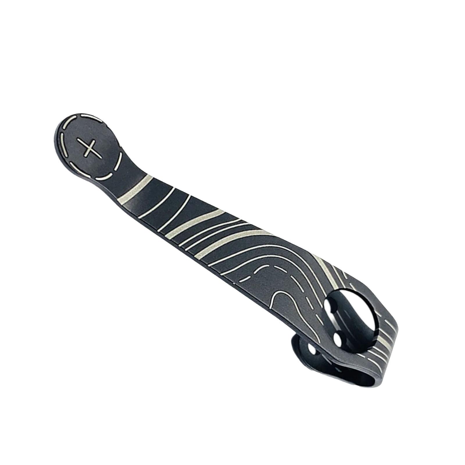 

Контурна текстура титанового складного ножа затиск для спинки ножа своїми руками кишеньковий затискач для Spyderco C81 Paramilitary 2 2