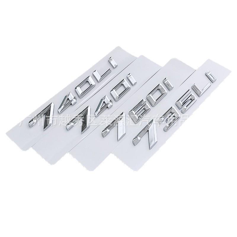 Neuer BMW 7er Heckklappen-Logo-Aufkleber für 730Li, 735Li, 740Li, 760i