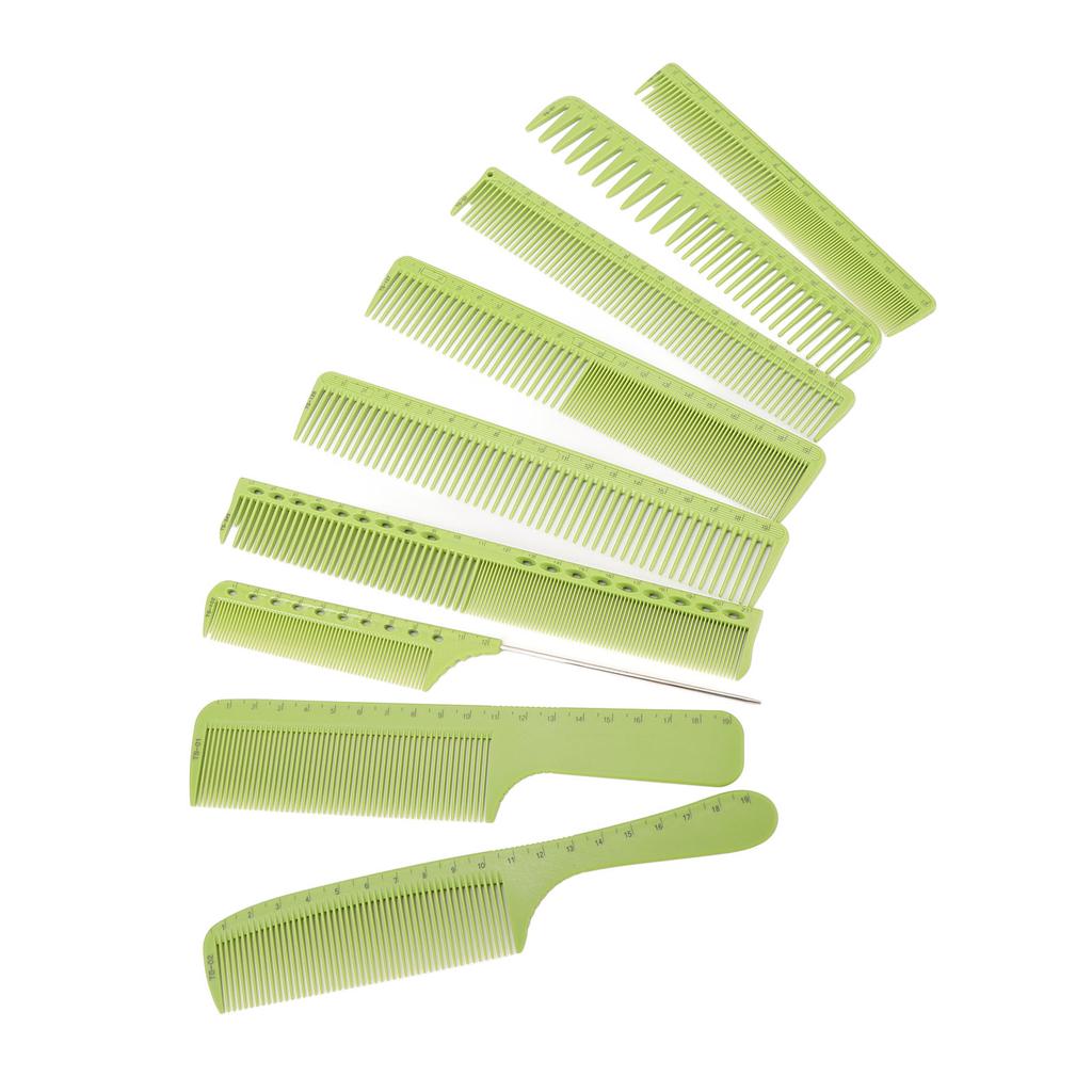 9 Pcs Hair Comb Set Professional High Temperature Resistant Stylists Comb Set for Men Teasing Styling