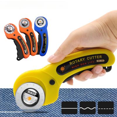 Cuts Fabric Leather Paper Vinyl Etc Cloth Cutter Blade Sharp Rotary Cutter Round Hob 45mm Premium Quilters Sewing