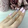 Silver Earrings with Cubic Zirkonia (1998342)
