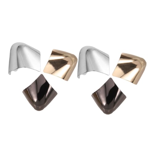 BIUDECO Shoe Protectors, Heel Tip Covers for High Heels, Metal Toe Protectors, Various Designs, Perfect for Weddings and Parties, 3 Pairs