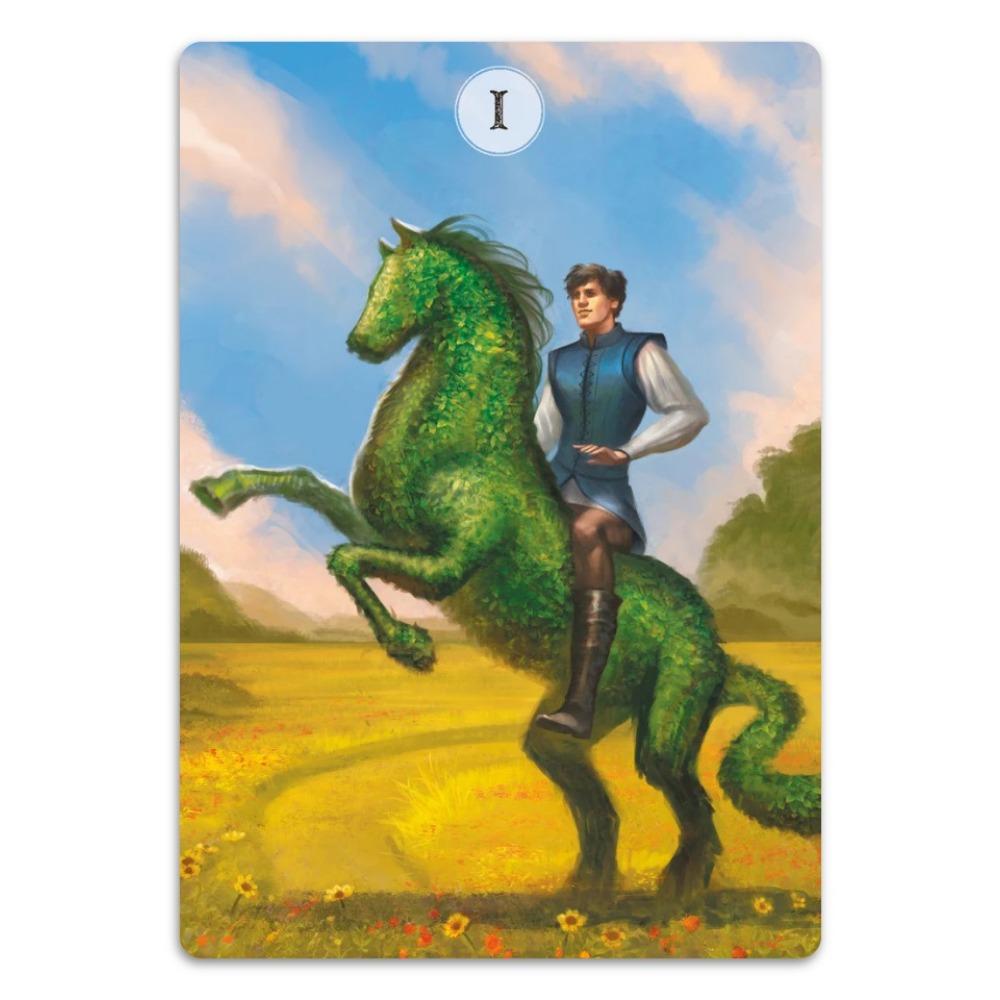 Herbs and Plants Lenormand Oracle Cards 36 Pcs Cards with Vivid Colors and Splendid Symbolism 10.4*7.3cm