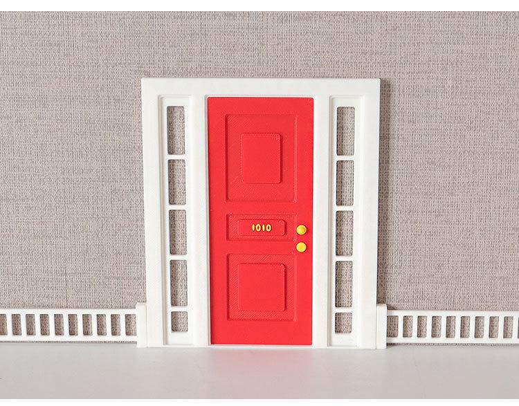 Miniature Handmade Dollhouse Doorway Decor Ornament