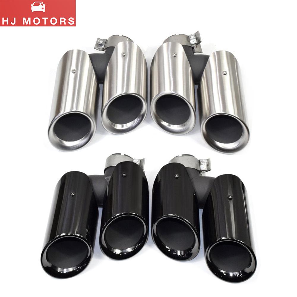 Rear Bumper Exhaust Tailpipe for 2014-2018 Porsche Macan 2.0T