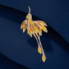 Enamel Phoenix Brooch, Retro Chinese Style Brooch, Niche and Light Luxury Design Sense Brooch