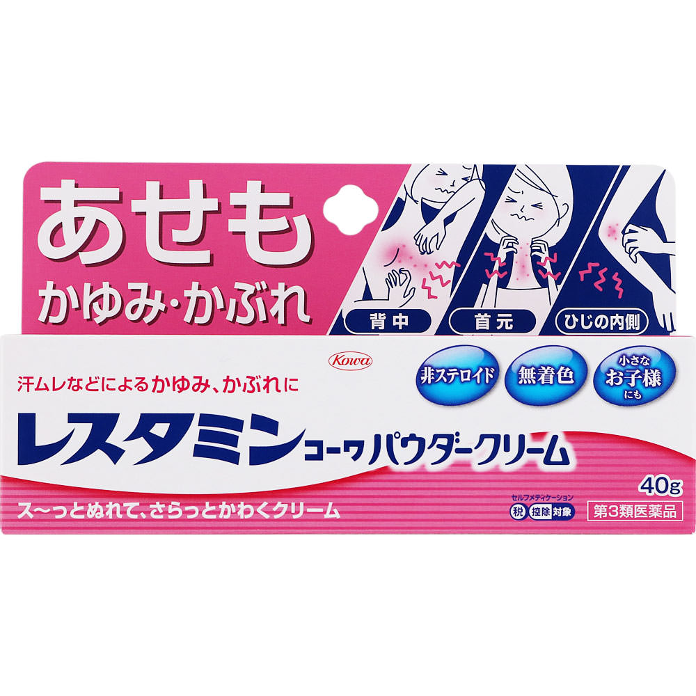 

Kowa Restamin Kowa Powder Cream 40g Heat Rash Efficacy: Prevents rough skin, irritation, prickly heat/acne, prevents heat sensation after sunburn/snow 1