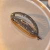 1pc Elegant Rhinestone Decorative Hair Claw Clip | Vintage Non Slip Hair Grab Clip for Women and Daily Use Wear