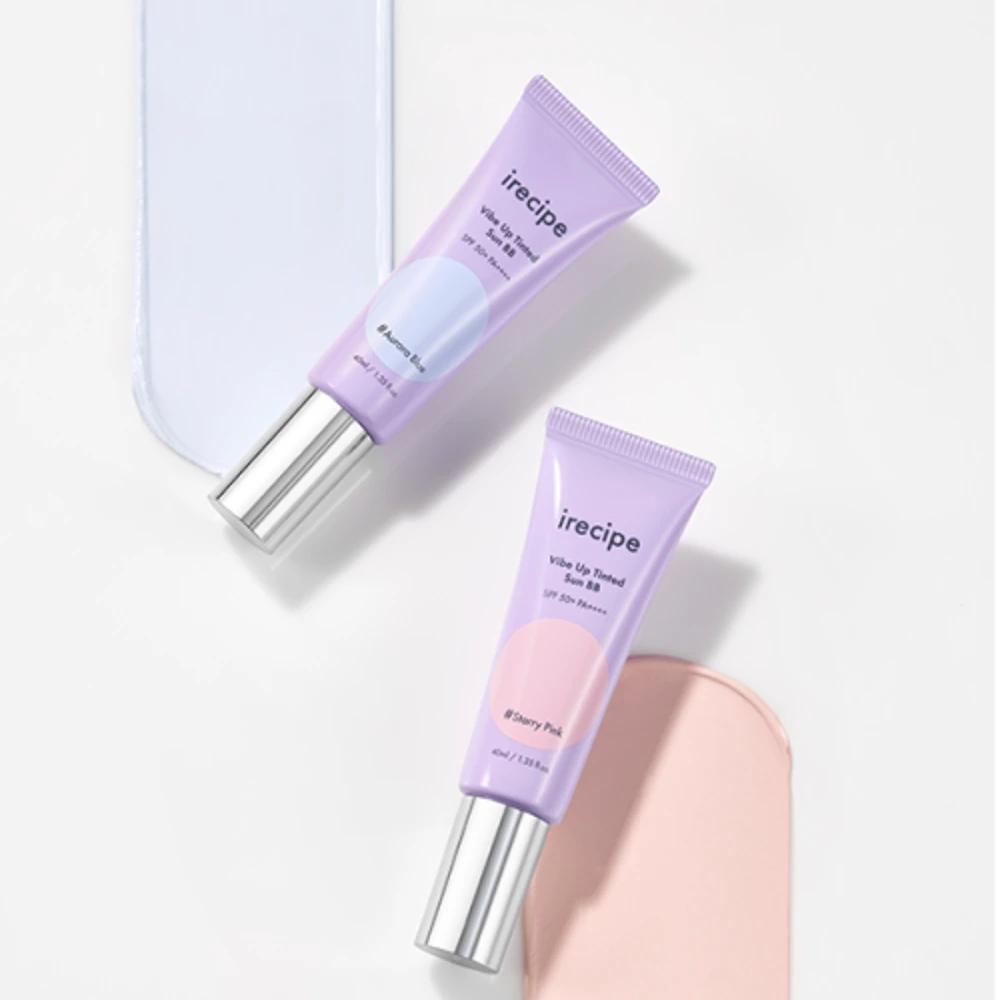 [N-Mix Jiwoo PICK] [2 Pack] Eye Recipe Vibe Up Tinted Sun BB Cream 40ml + 40ml
