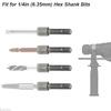 Adapter SDS Plus na trzpień sześciokątny 1/4 cala Konwerter sześciokątny Uchwyt bitów do wkrętarki udarowej Młot elektryczny