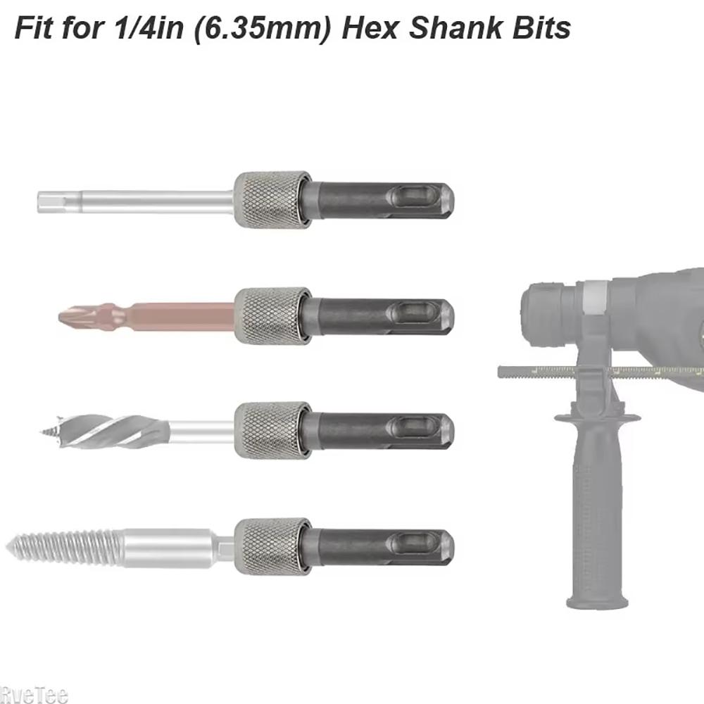 Adapter SDS Plus na trzpień sześciokątny 1/4 cala Konwerter sześciokątny Uchwyt bitów do wkrętarki udarowej Młot elektryczny