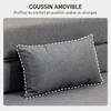 Poltrona convertibile 1 posto, poltrona letto pieghevole, cuscino incluso, per ospiti, soggiorno, piccolo spazio, carico 120 kg, grigio