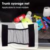 Car Back Rear Seat Storage Net Elastic String Net Universal Mesh Storage Bag Magic Sticker Auto Car Trunk Organizer Accessories