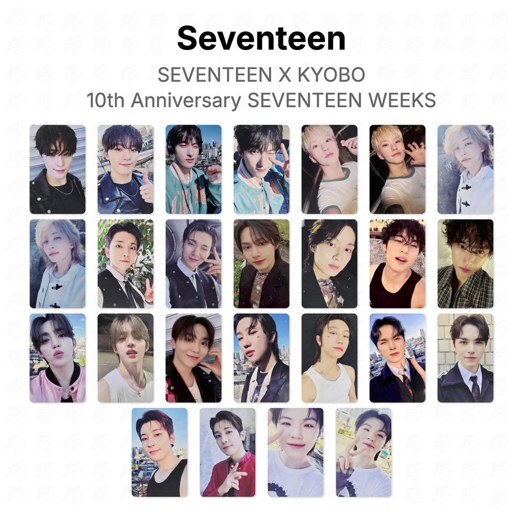 Seventeen X KYOBO 10th Anniversary SEVENTEEN WEEKS Official Photocard