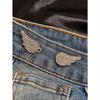 1 Pair Of Waist Shaper Wing Buckles With Detachable No-Nail No-Sew Buckle For Jeans - Detachable Waistband Reducer