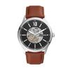 Fossil FLYNN BQ2386 Men's Automatic Watch, Brown, Officially Imported